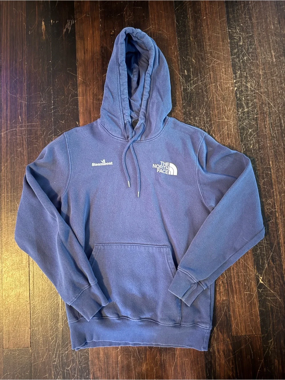The North Face Men's Navy Blue Pullover Hoodie Steamboat Springs